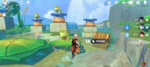 原神赐福森林蛙跳解谜大全