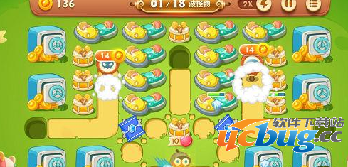 《保卫萝卜3》游乐场第49关怎么通关