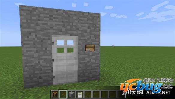 《我的世界》按钮门怎么制作?