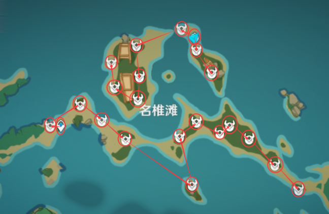 原神血斛采集路线攻略 4.5血斛采集路线分布位置一览图片4
