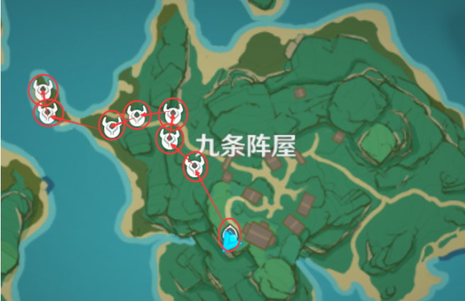 原神血斛采集路线攻略 4.5血斛采集路线分布位置一览图片2