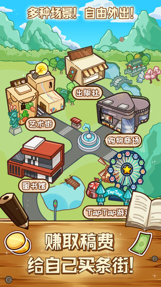 小说家模拟2破解版无限体力金币