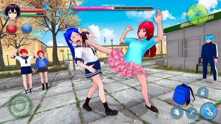 动漫高中女生3D模拟游戏