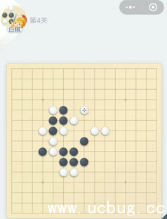 微信欢乐五子棋腾讯版残局闯关第4关怎么过