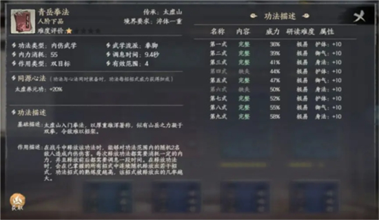 千古江湖功法系统详细介绍-千古江湖功法系统怎么玩