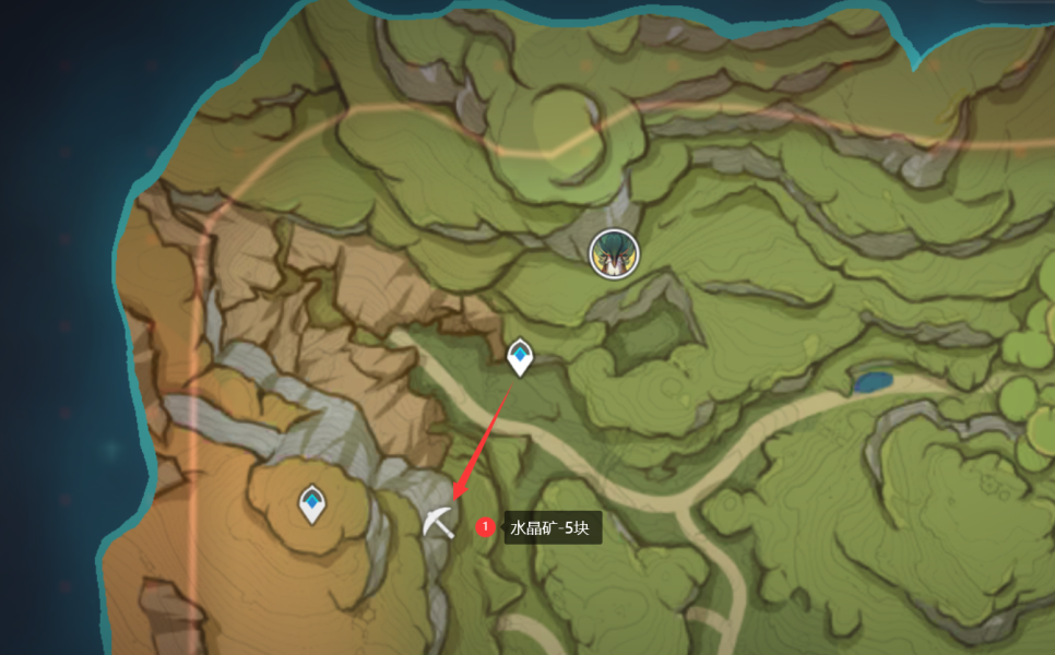 原神3.1水晶矿分布位置