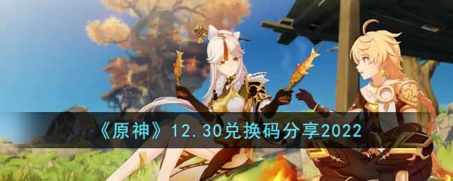 《原神》12.30兑换码分享2022