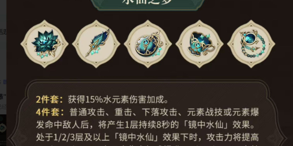 原神水仙之梦圣遗物怎么样原神水仙之梦圣遗物介绍