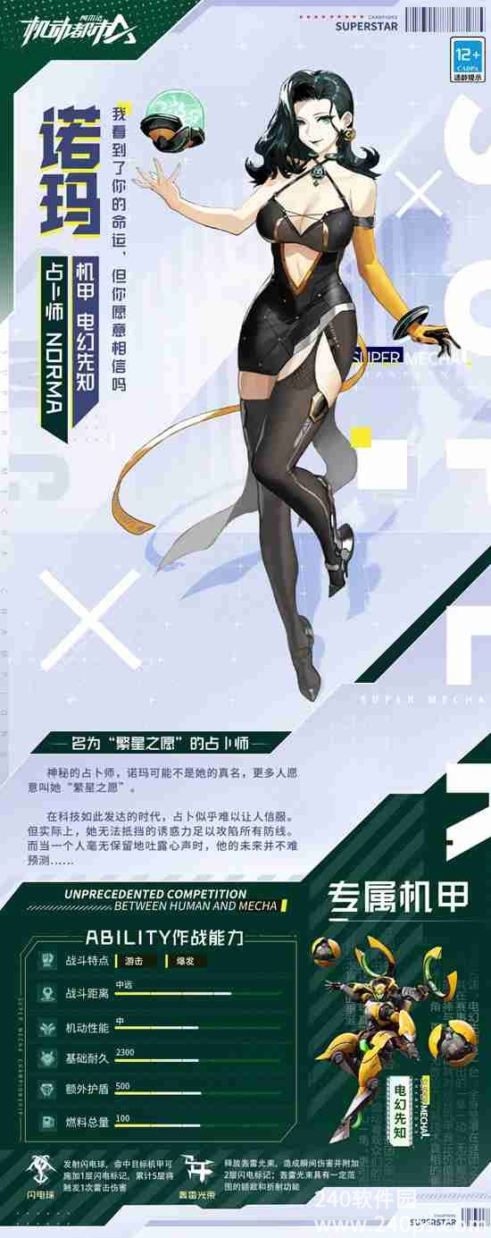 机动都市阿尔法诺玛驾驶员怎么样 诺玛驾驶员介绍