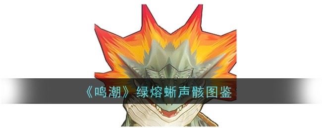 鸣潮绿熔蜥声骸怎么样 声骸图鉴