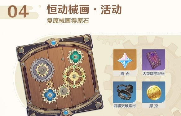 原神恒动械画什么时候更新 原神恒动械画更新时间一览