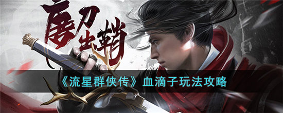 流星群侠传血滴子玩法攻略-流星群侠传血滴子玩法分享