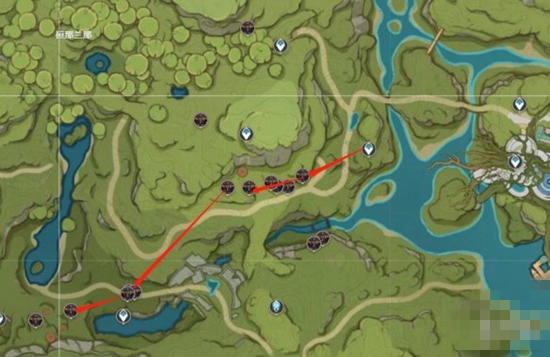 原神3.0牢固箭簇分布位置在那 牢固箭簇收集路线图