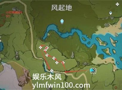 原神小灯草怎么快速采集-原神小灯草快速采集路线图