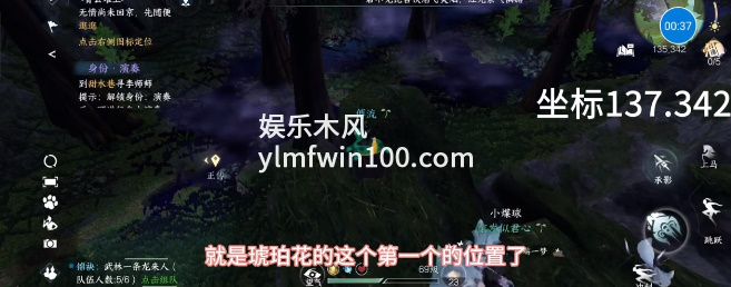 逆水寒手游琥珀花在哪里-逆水寒手游琥珀花位置一览