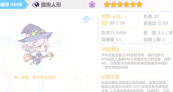 崩坏学园2魔炮人形怎么样崩坏学园2魔炮人形装备测评