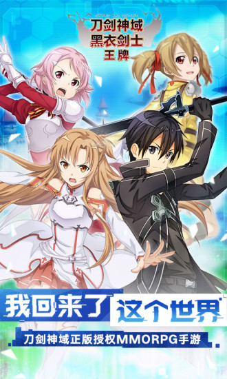 刀剑神域黑衣剑士王牌鸿蒙版