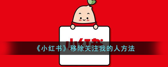 小红书如何移除关注我的人-小红书怎么删除粉丝