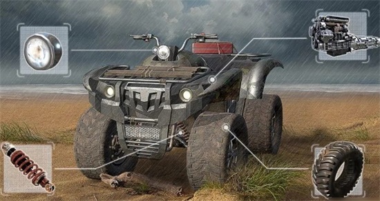 迷失蔚蓝全地形车怎么组装 全地形车组装攻略