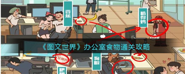 图文世界办公室食物怎么过 办公室食物关攻略 图文世界